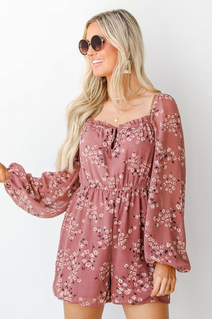 Floral Romper front view