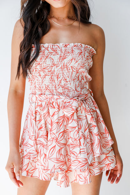 Strapless Romper from dress up