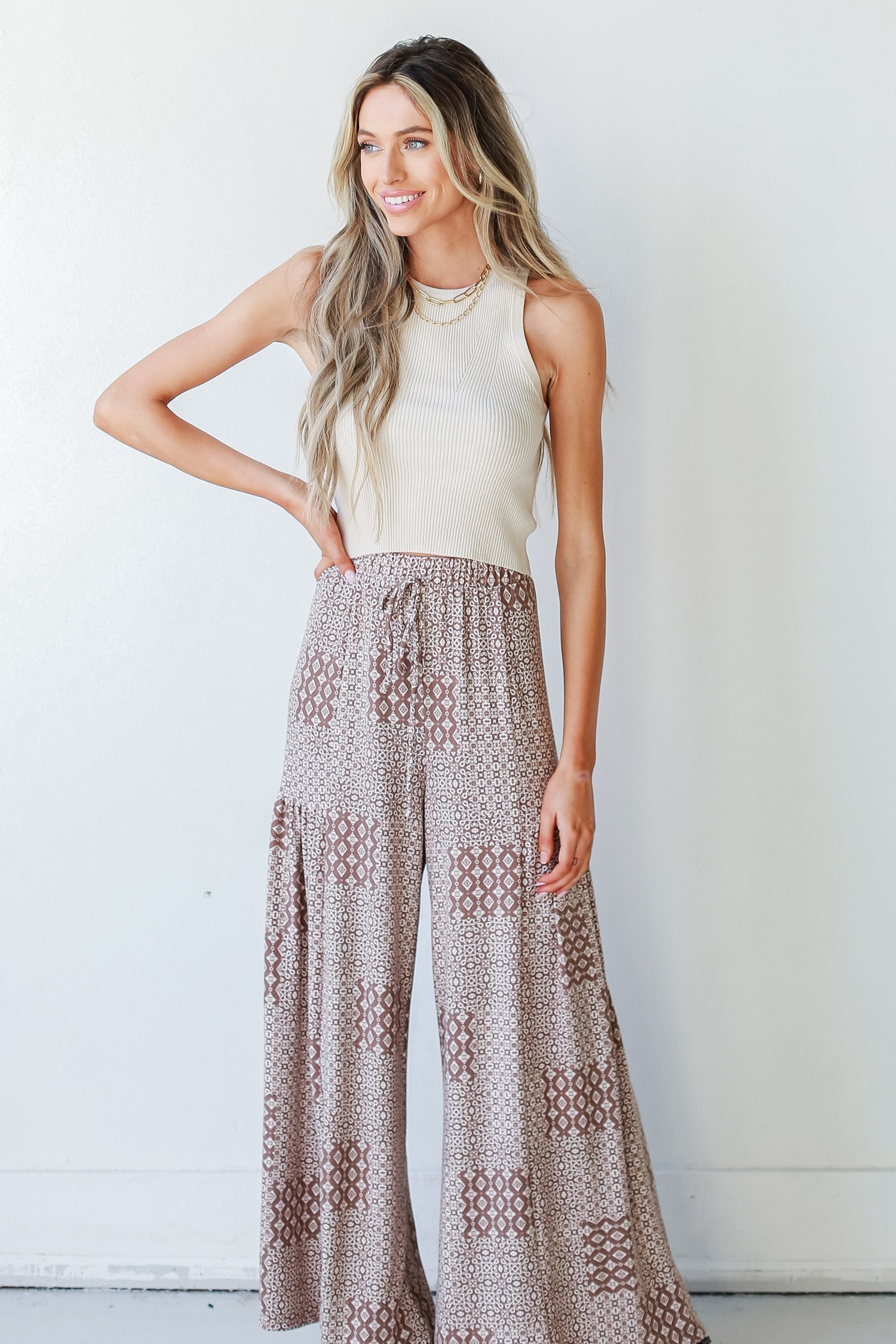 Wide Leg Pants front view