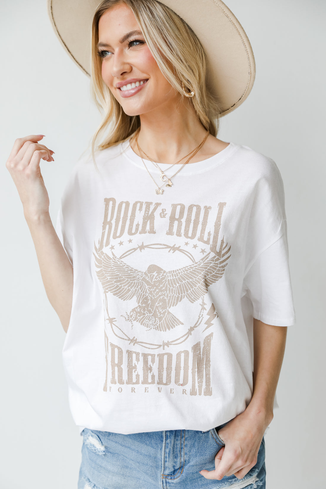 Rock &amp; Roll Freedom Forever Graphic Tee from dress up
