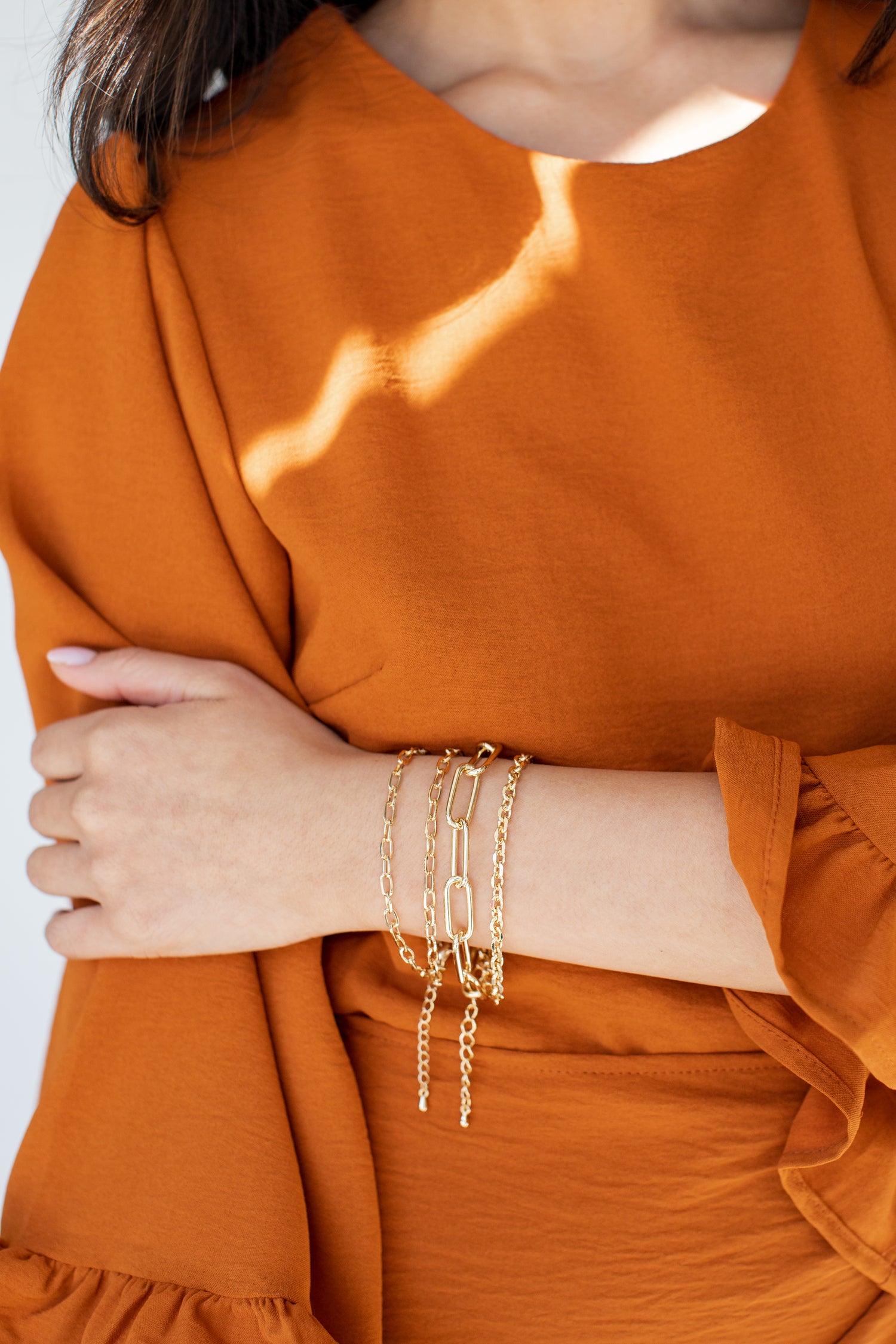 Gold Layered Chain Bracelet