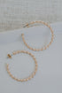Gold Twisted Hoop Earrings from dress up