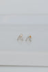 Gold Rhinestone V Stud Earrings from dress up