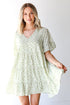Tiered Floral Mini Dress