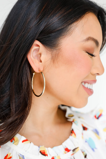 Gold Hoop Earrings