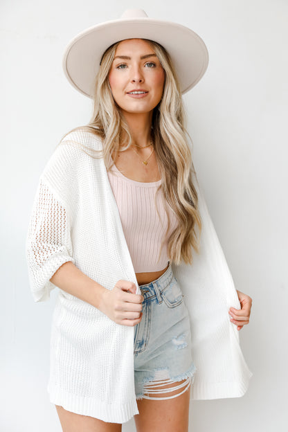 Cardigan front view
