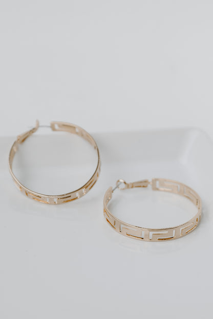Gold Hoop Earrings from dress up
