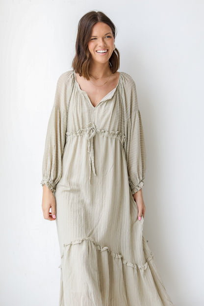 Maxi Dress on model