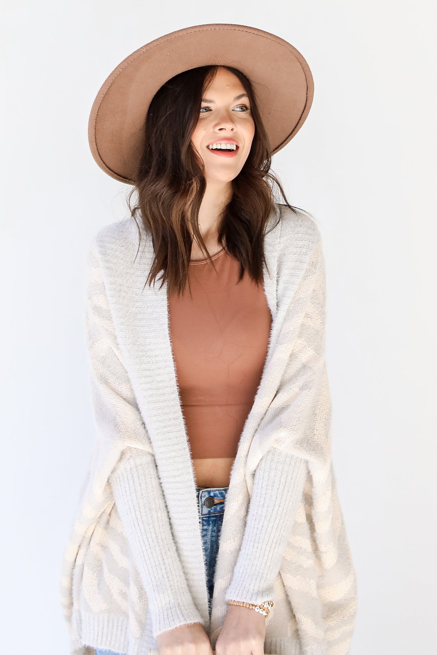 Sweater Cardigan front view