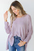 Knit Top in lavender