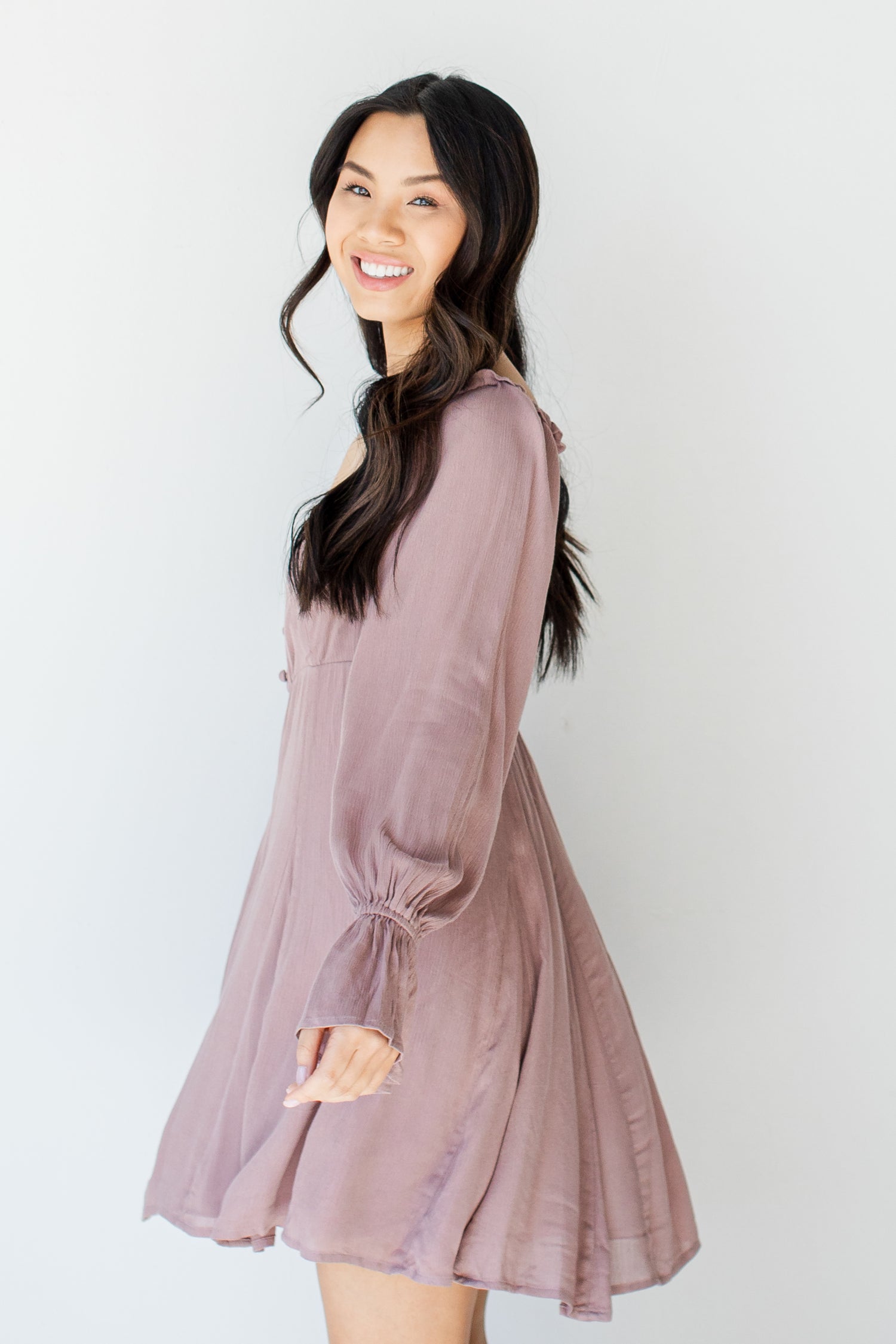 Babydoll Dress on model
