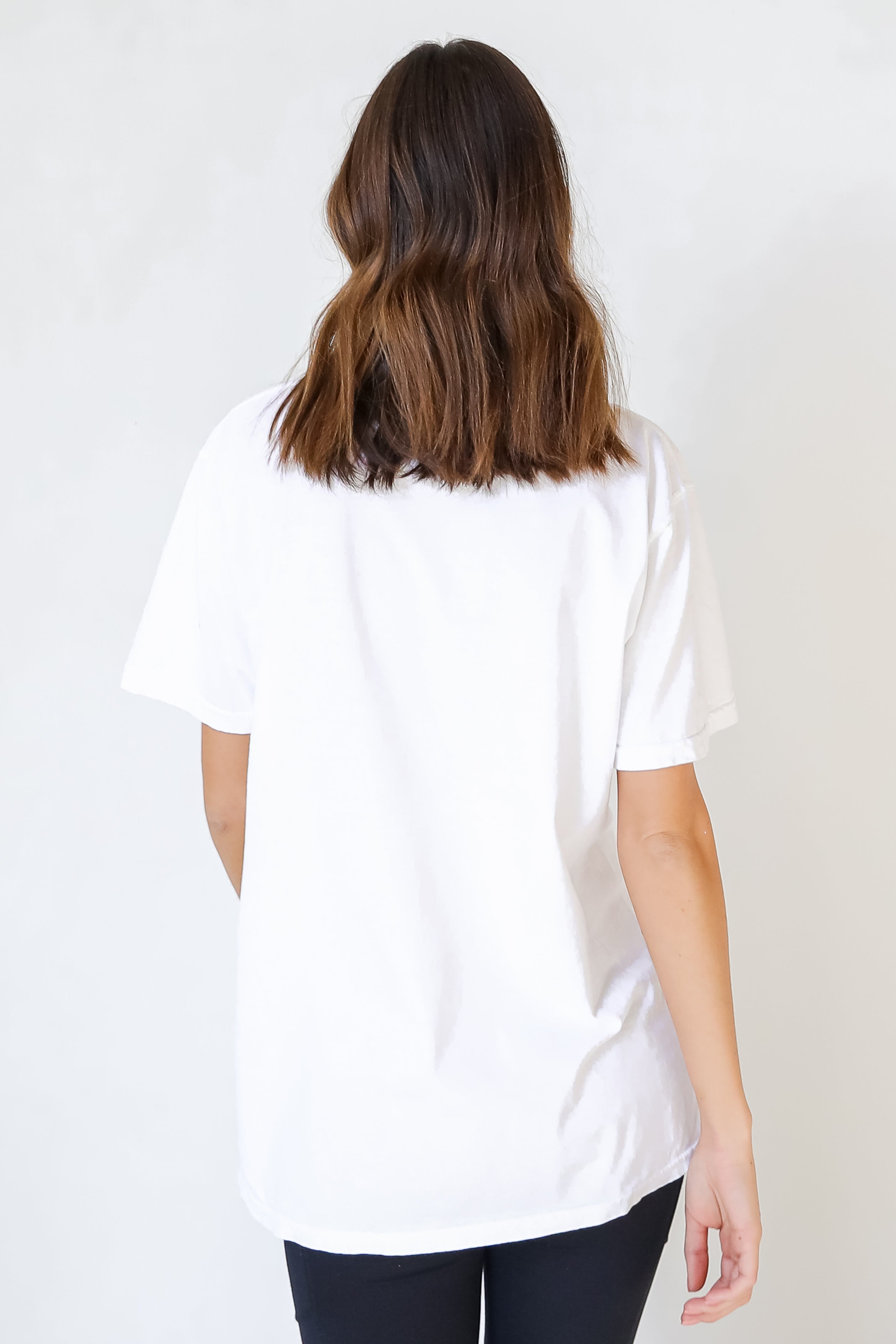 Merry Script Tee back view