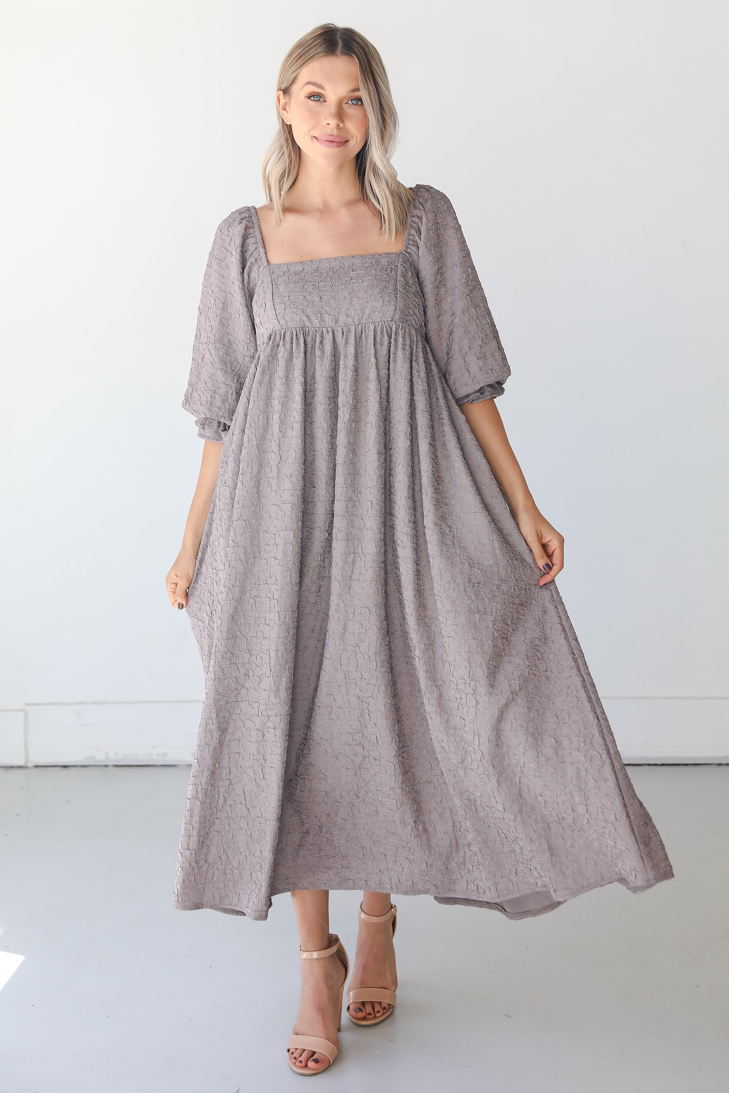 Maxi Dress on model