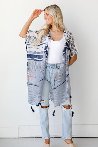 Kimono on model