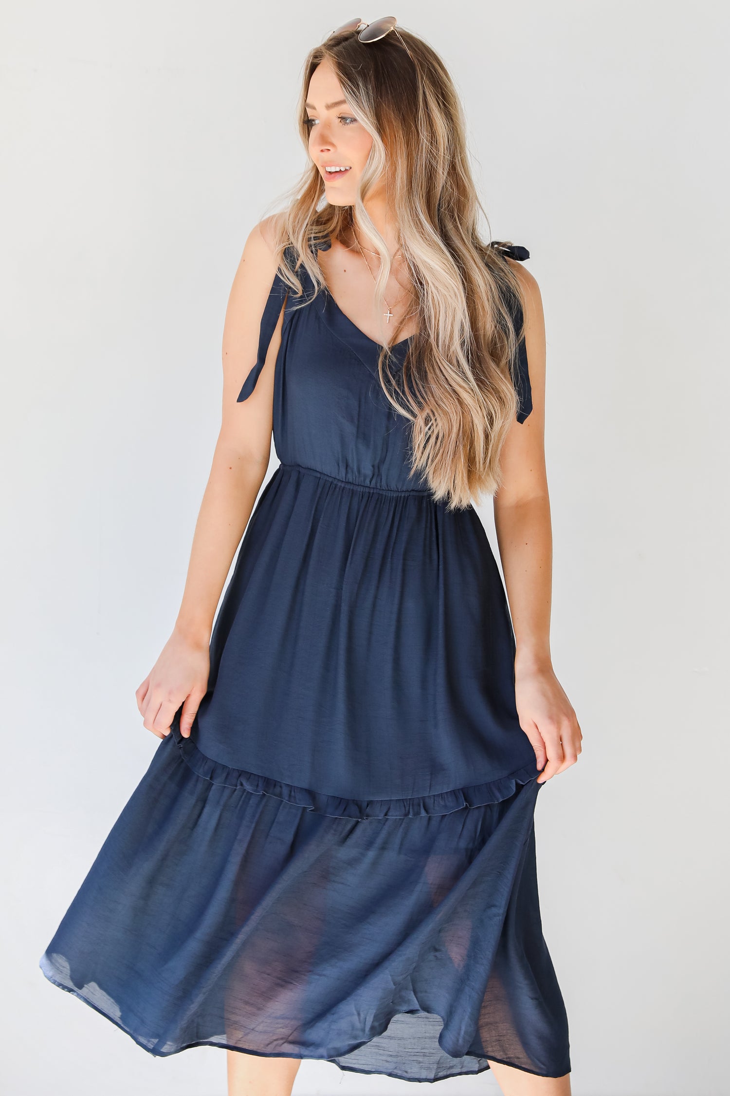 Midi Dress on model