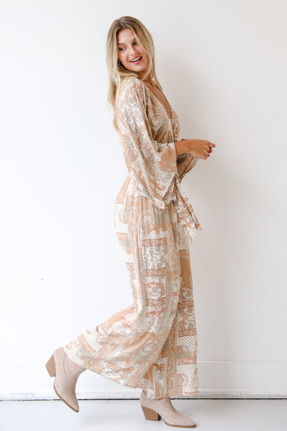 Paisley Jumpsuit side view