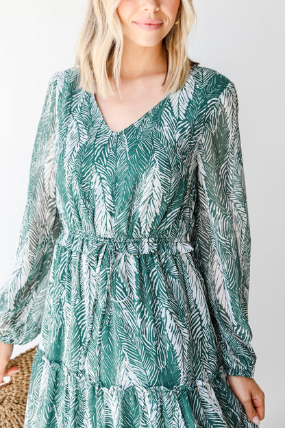 FINAL SALE - Find Me In The Tropics Midi Dress