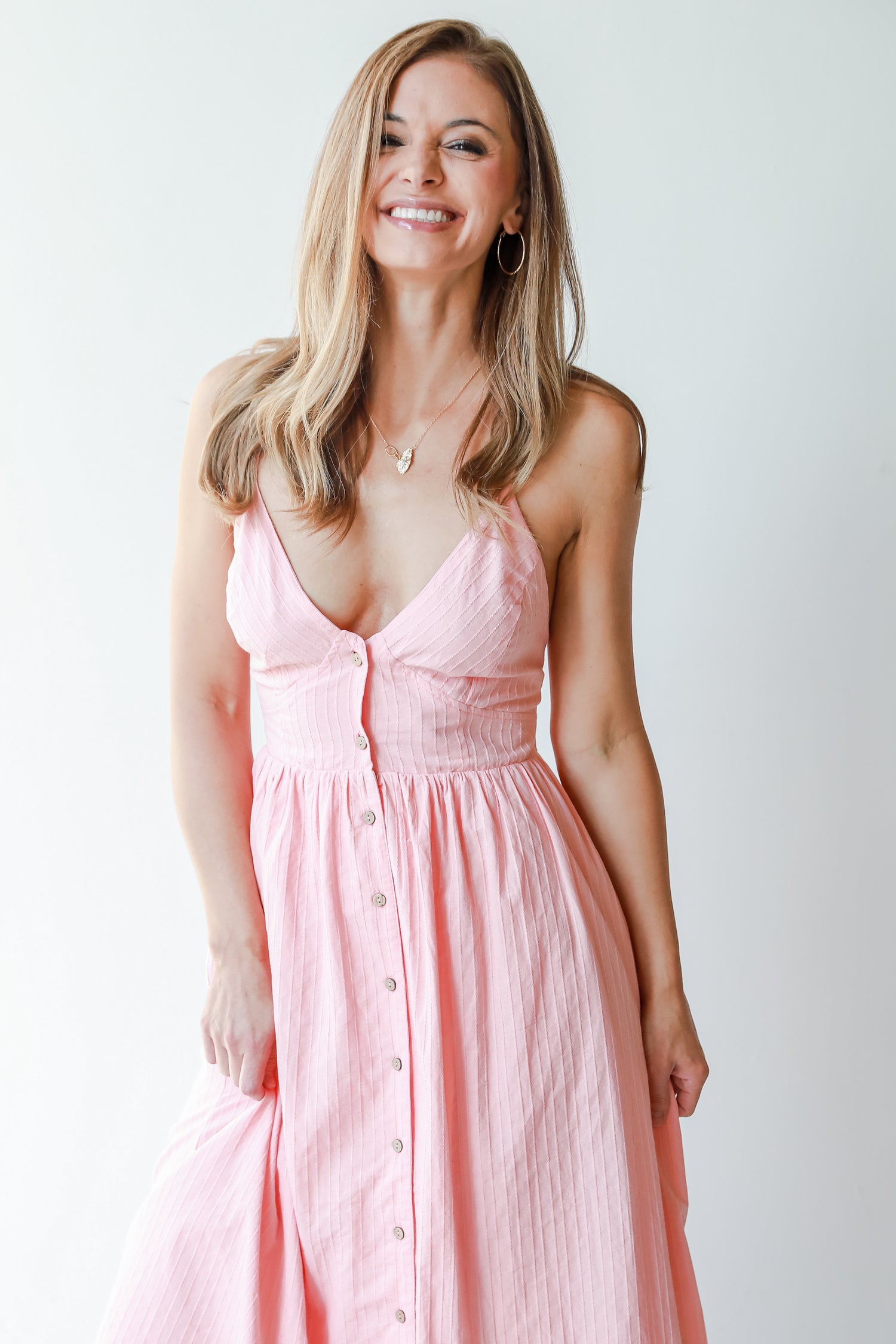 Midi Dress on model