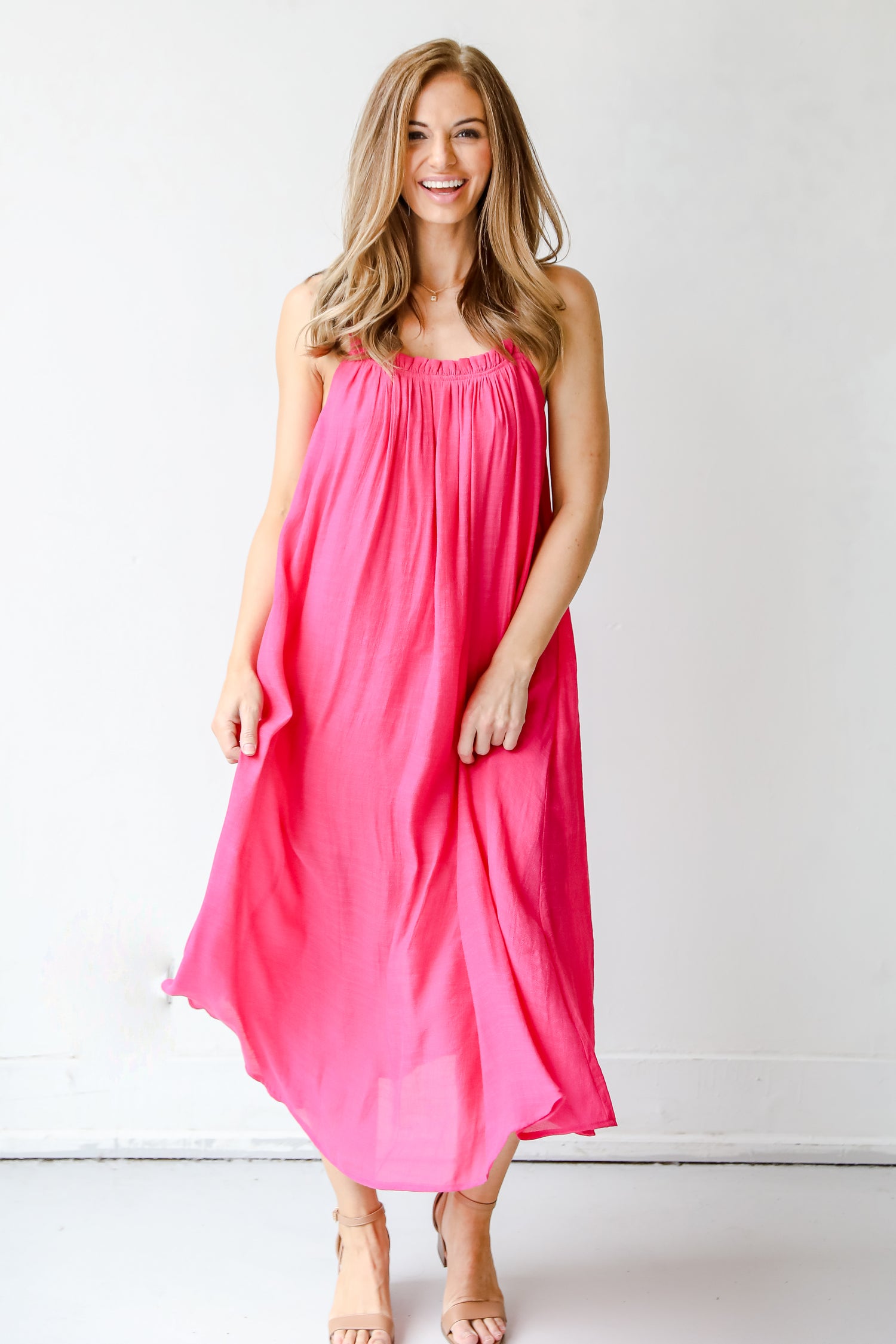Midi Dress on model