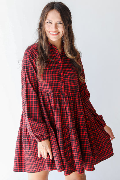 plaid dress