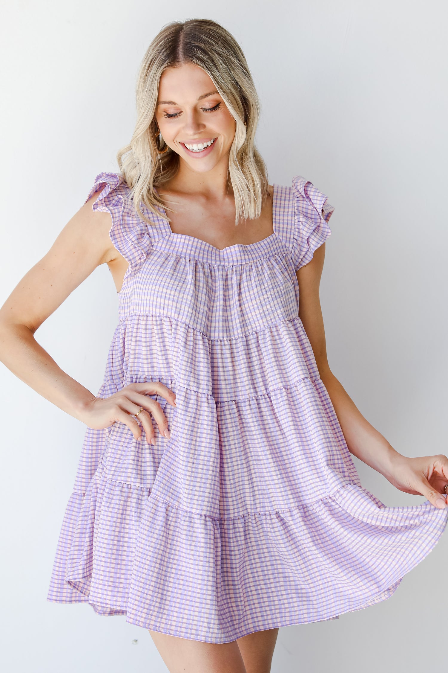 Tiered Mini Dress