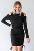 black dress