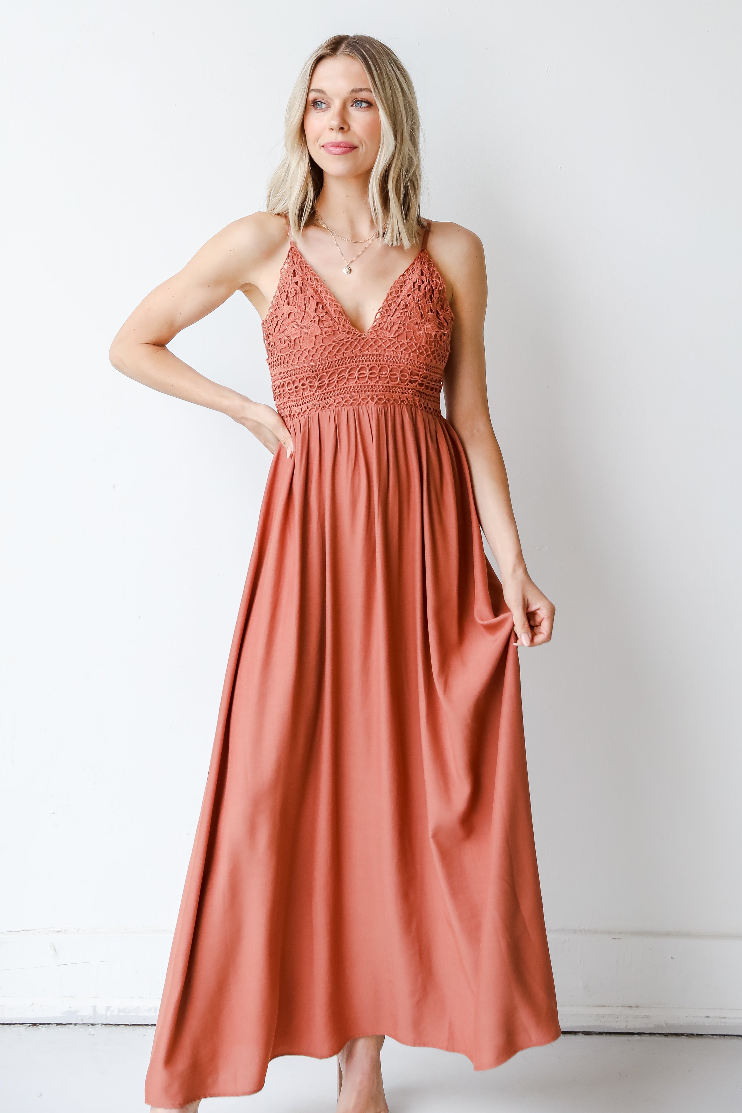 Crochet Maxi Dress