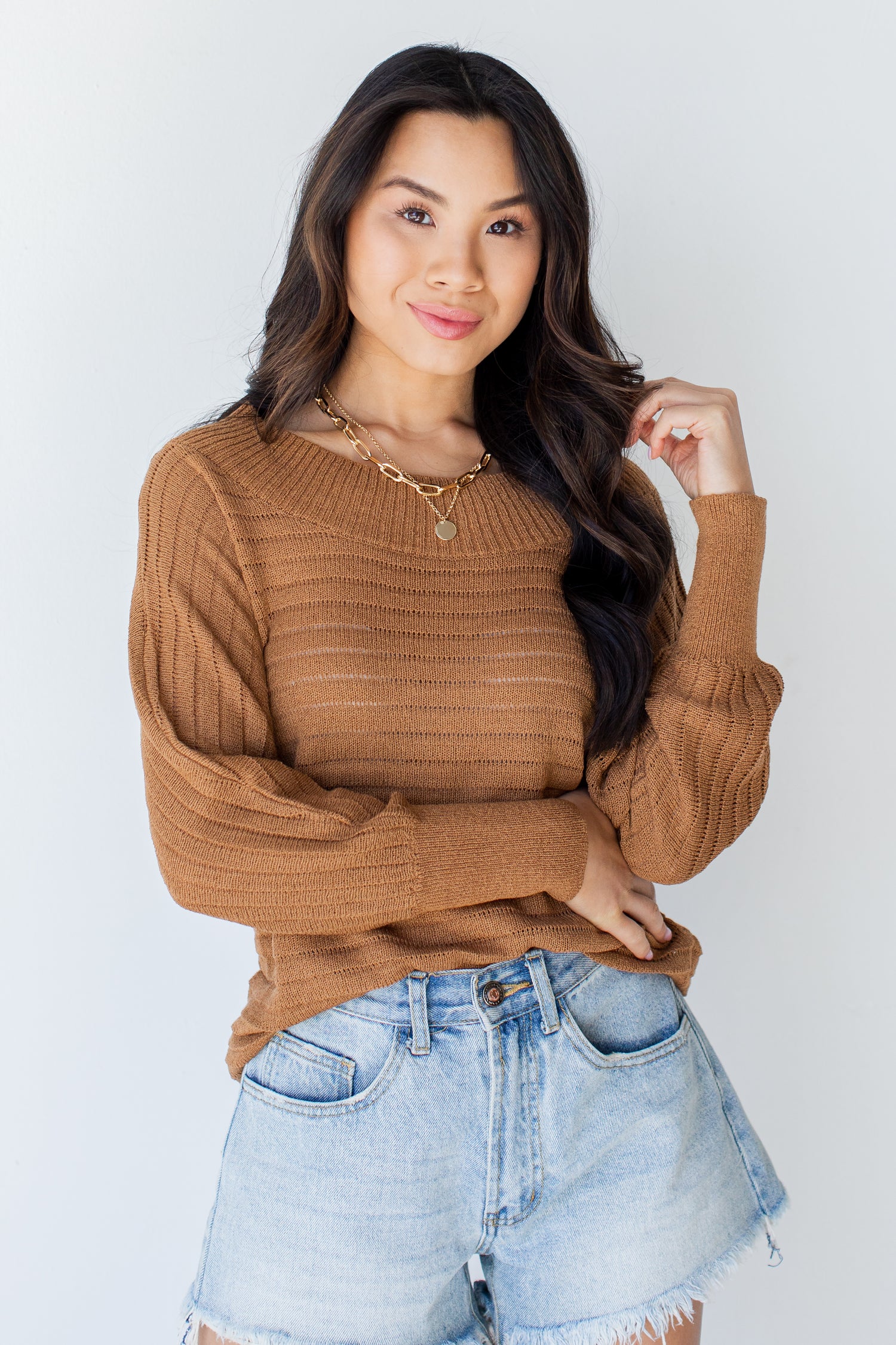 Sweater on model