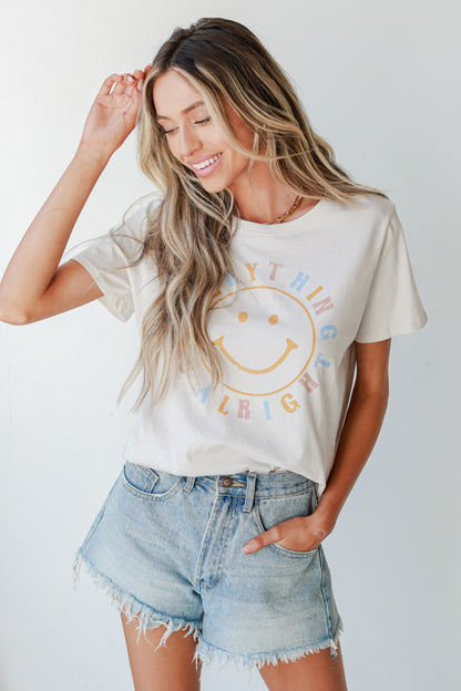 Everything Is Alright Graphic Tee front view