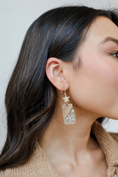 Star Drop Earrings