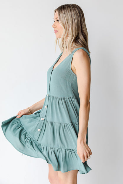 Tiered Mini Dress side view