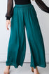 green Wide Leg Pants
