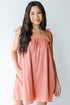 Romper in peach