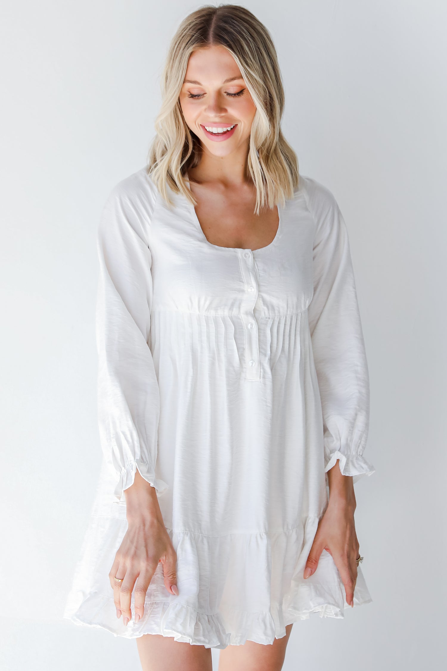 White Dress front view