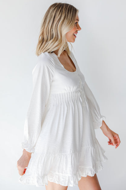 White Dress side view