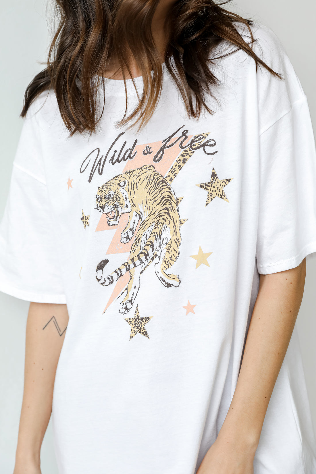 Wild &amp; Free Graphic Tee from dress up